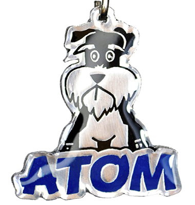 Chapa perro Schnauzer 07