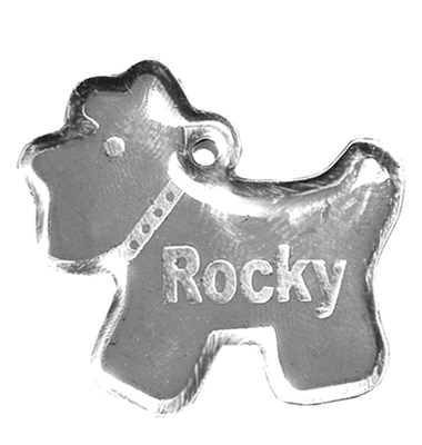 Chapa perro Schnauzer 05